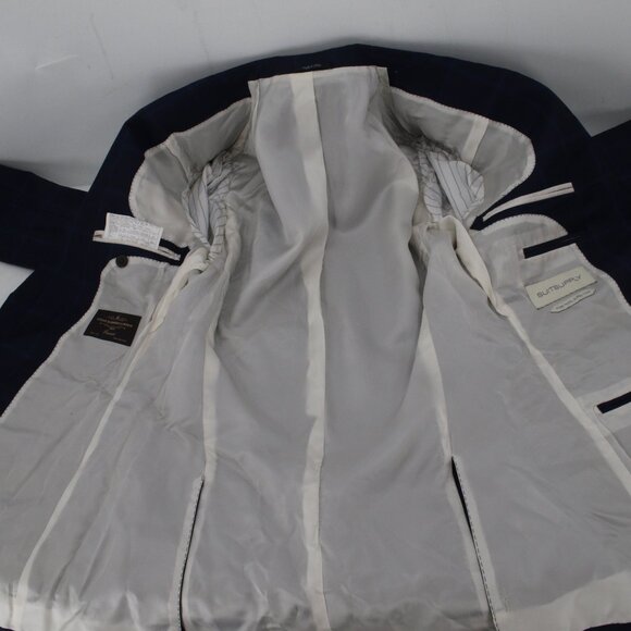 Suitsupply Sport Coat Mens 38R Lazio Slim TWo Button Plaid Pure Wool Super 110s - Picture 8 of 16